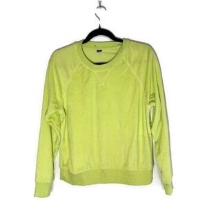 NWOT Old Navy Terry Summer Sweatshirt‎ in Lime Green women's Size S
